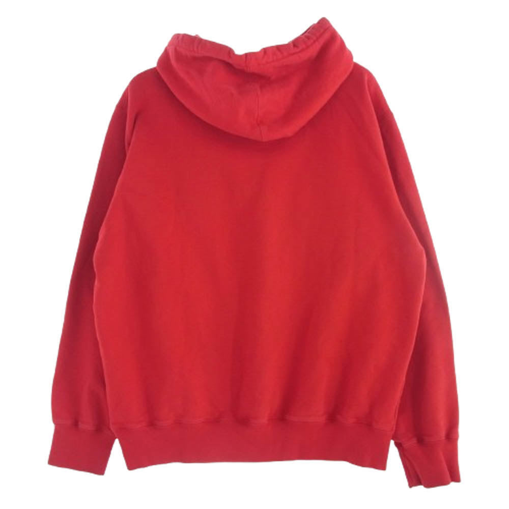 Supreme シュプリーム 18AW Love or Hate Hooded Sweatshirt ラブ オア ヘイト プルオーバー パーカー レッド系 M【中古】