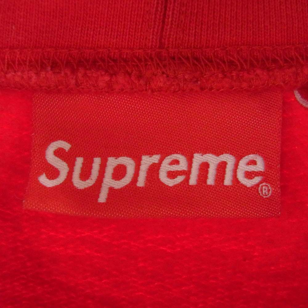 Supreme シュプリーム 18AW Love or Hate Hooded Sweatshirt ラブ オア ヘイト プルオーバー パーカー レッド系 M【中古】