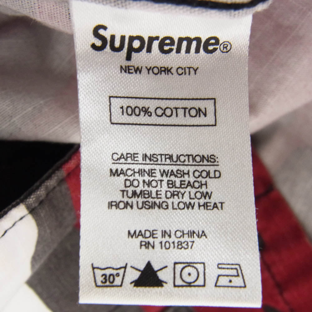 Supreme シュプリーム 18SS Hellraiser BDU Shirt Hell on Earth ピンヘッド 長袖 シャツ レッド系 M【中古】