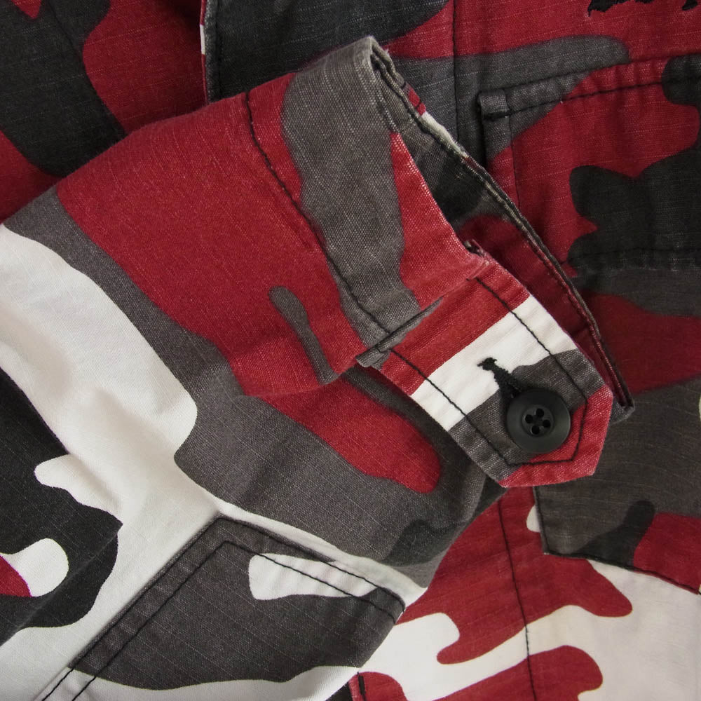 Supreme シュプリーム 18SS Hellraiser BDU Shirt Hell on Earth ピンヘッド 長袖 シャツ レッド系 M【中古】