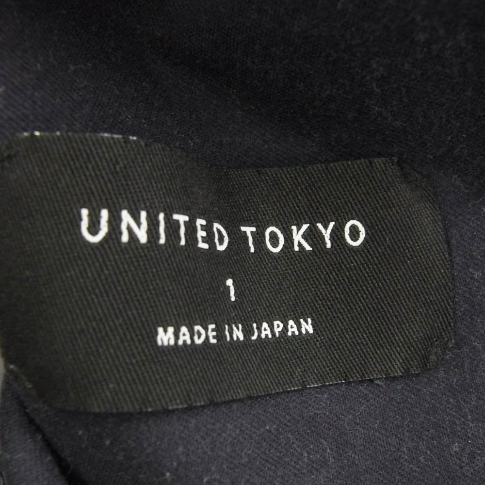 UNITED TOKYO ユナイテッドトウキョウ 408340003 リジット ワンタック デニム パンツ インディゴブルー系 1【中古】