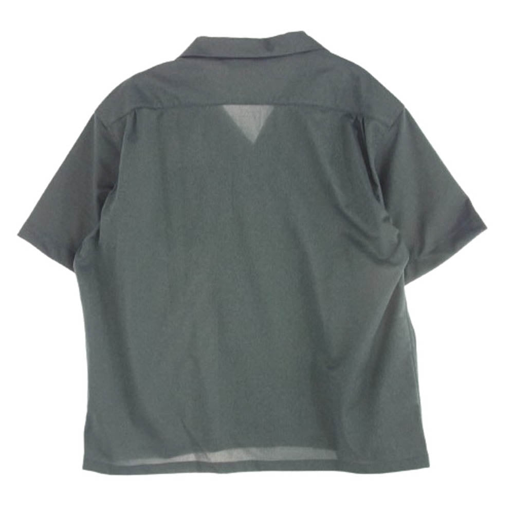 シュガーアンドコー SGR-SH15 beach resort shirt 半袖 オープンカラー シャツ グレー グレー系 M【新古品】【未使用】【中古】