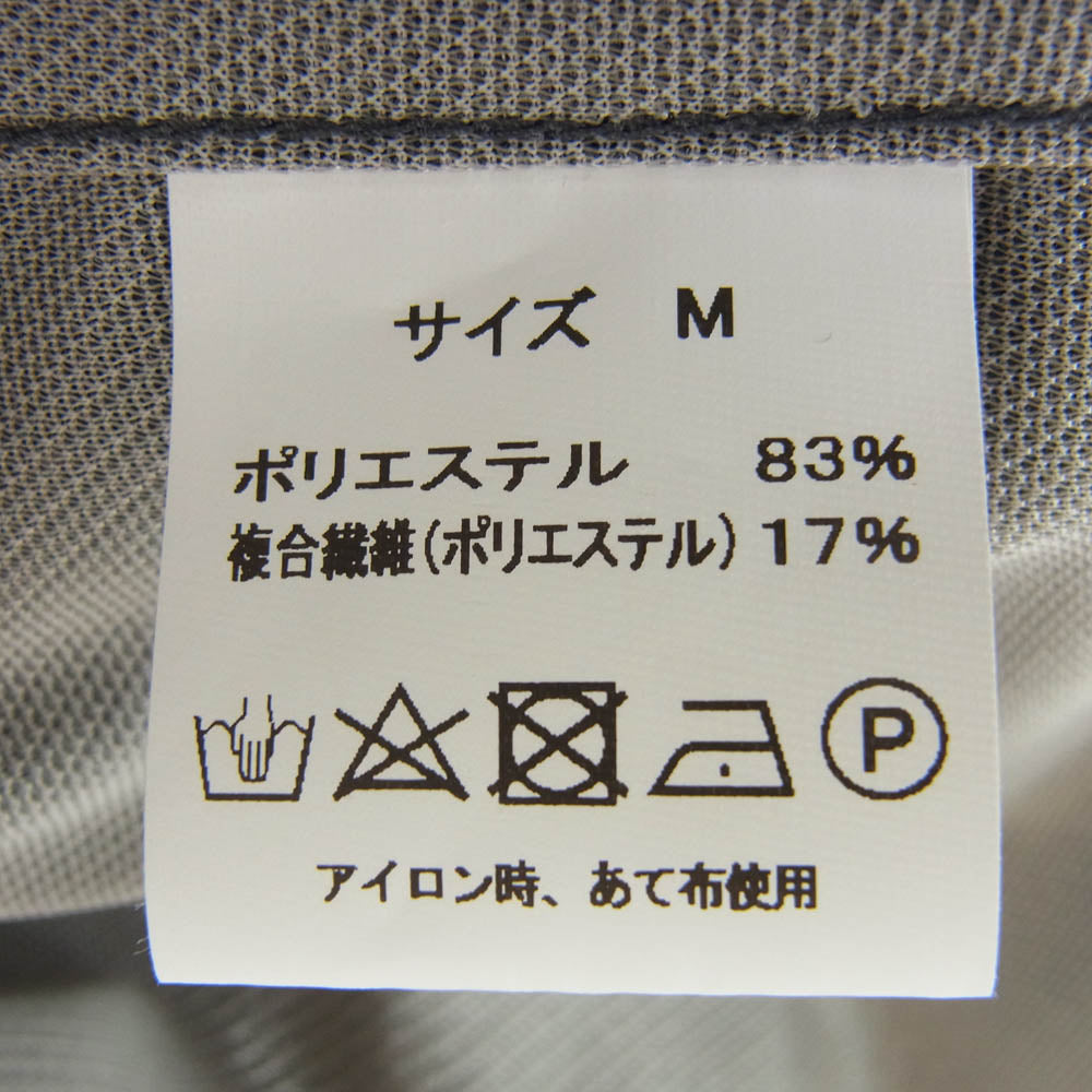 シュガーアンドコー SGR-SH15 beach resort shirt 半袖 オープンカラー シャツ グレー グレー系 M【新古品】【未使用】【中古】