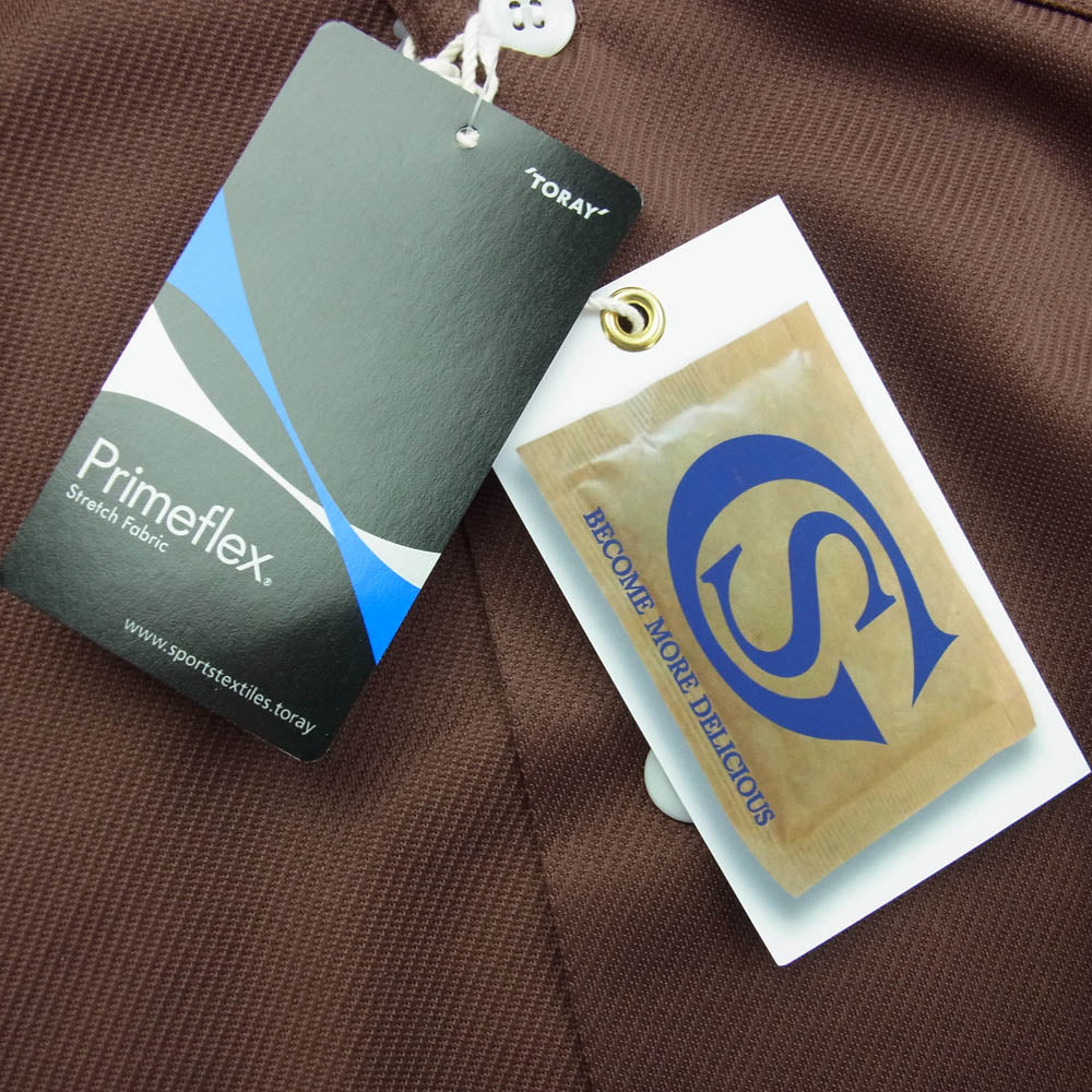 シュガーアンドコー SGR-SH15 beach resort shirt 半袖 オープンカラー RENGA レンガ ブラウン系 M【新古品】【未使用】【中古】