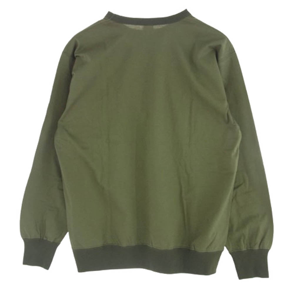 ワーカーズ 2 PLY Sweat Shirt スウェット 長袖 Tシャツ グリーン系 M【新古品】【未使用】【中古】