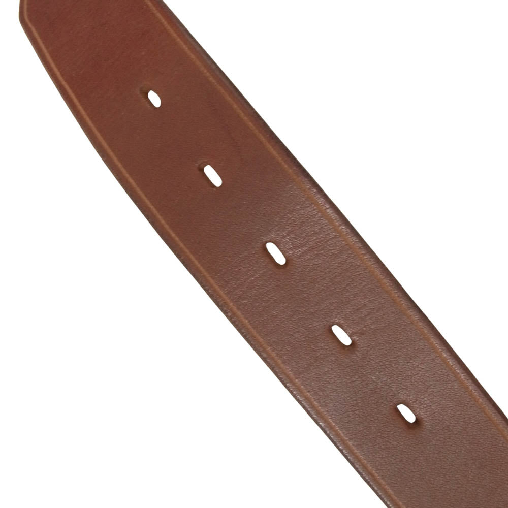VASCO ヴァスコ VS-602 LEATHER GARRISON BELT レザー ベルト ブラウン系 S【極上美品】【中古】