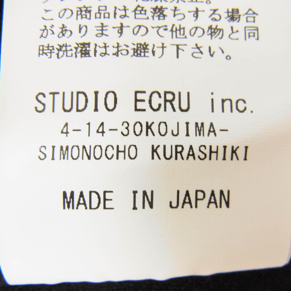 FOB ファクトリー F3483 C/W SLEEPING SHIRT コットン ウール スリーピング シャツ ネイビー系 M【新古品】【未使用】【中古】