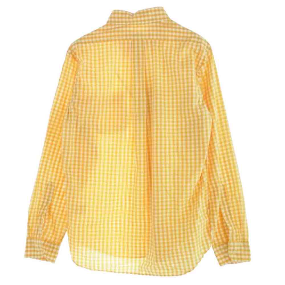 ワーカーズ Modified BD 長袖 チェック シャツ イエロー系 15【新古品】【未使用】【中古】