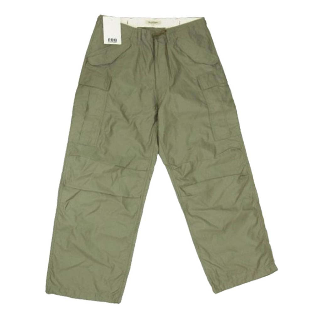FOB ファクトリー F0534 M-65 FIELD CARGO PANTS フィールド カーゴ パンツ カーキ系 LL【新古品】【未使用】【中古】