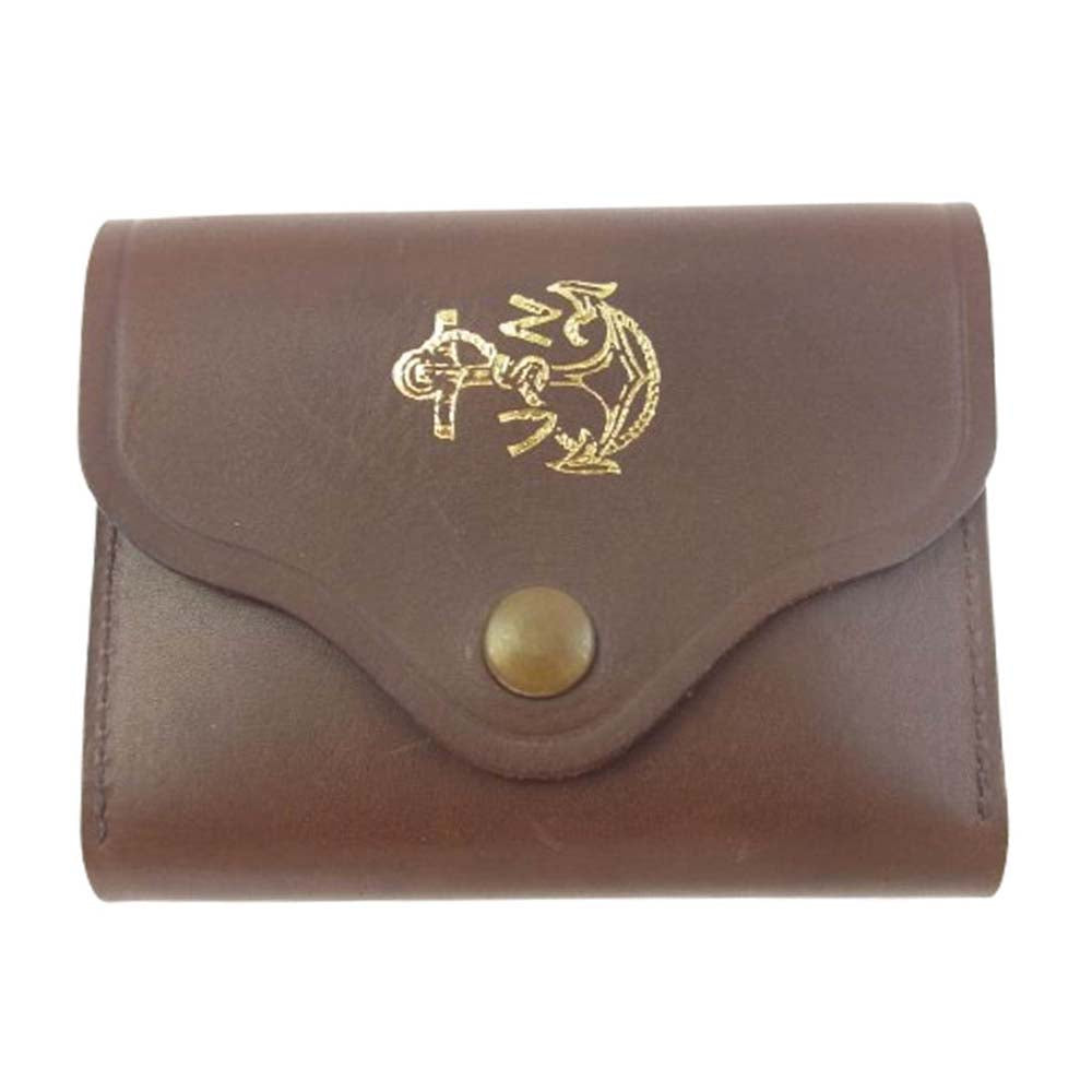 VASCO ヴァスコ LEATHER NAVAL POCKET WALLET ポケット ウォレット 財布 ブラウン系【美品】【中古】
