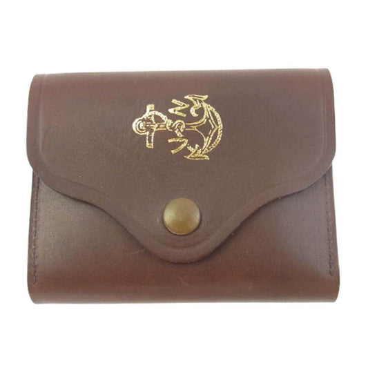 VASCO ヴァスコ LEATHER NAVAL POCKET WALLET ポケット ウォレット 財布 ブラウン系【美品】【中古】