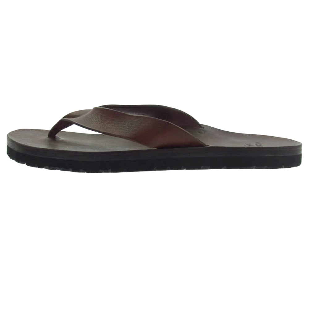 VASCO ヴァスコ VS-101L LEATHER SANDAL レザー サンダル ブラウン系 L【極上美品】【中古】