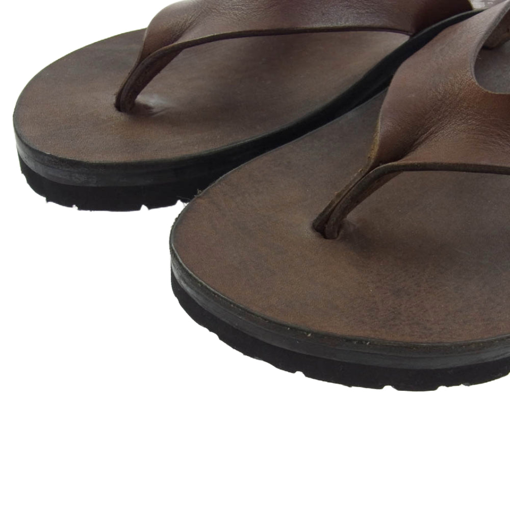 VASCO ヴァスコ VS-101L LEATHER SANDAL レザー サンダル ブラウン系 L【極上美品】【中古】