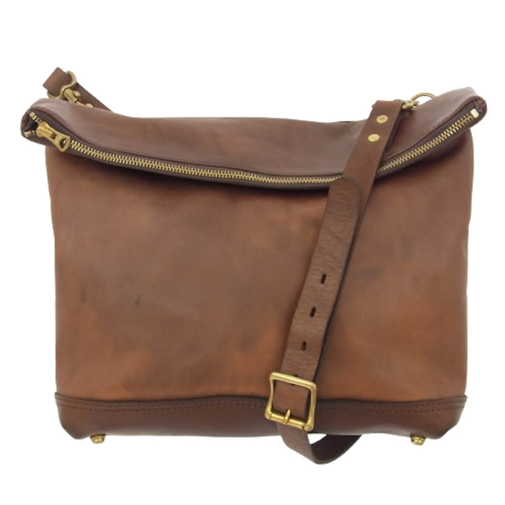 VASCO ヴァスコ VS-245LS LEATHER NELSON 2WAY BAG レザー ショルダー バッグ ブラウン系【中古】