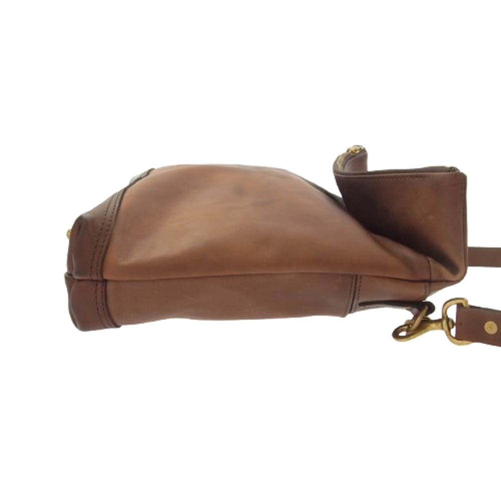 VASCO ヴァスコ VS-245LS LEATHER NELSON 2WAY BAG レザー ショルダー バッグ ブラウン系【中古】