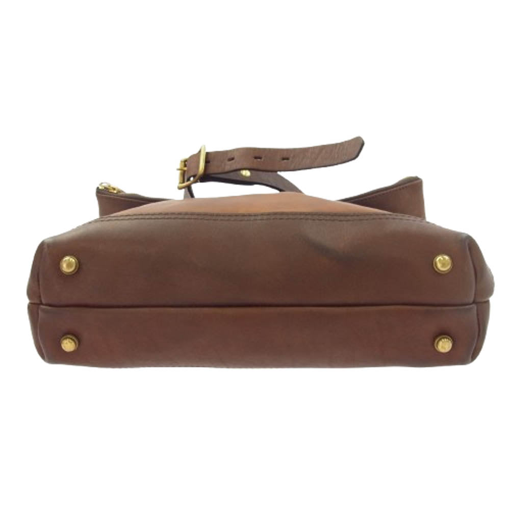 VASCO ヴァスコ VS-245LS LEATHER NELSON 2WAY BAG レザー ショルダー バッグ ブラウン系【中古】