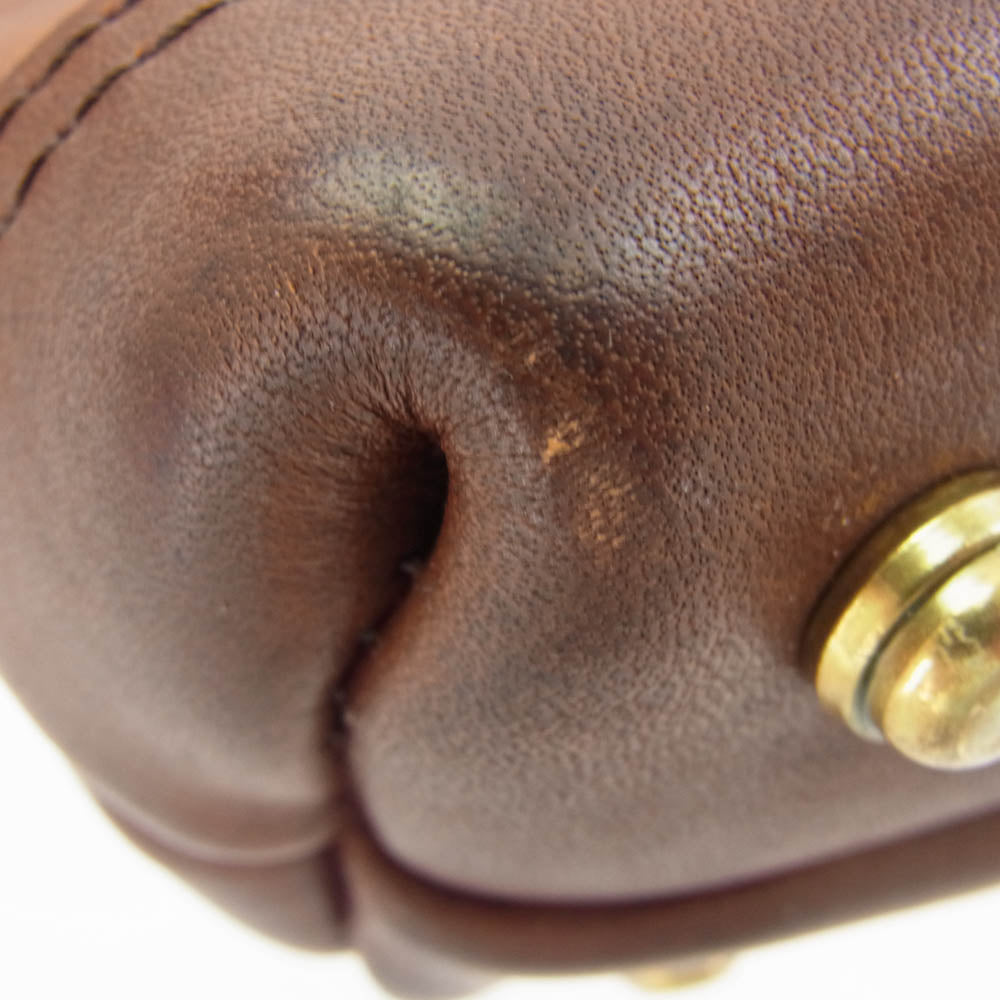 VASCO ヴァスコ VS-245LS LEATHER NELSON 2WAY BAG レザー ショルダー バッグ ブラウン系【中古】