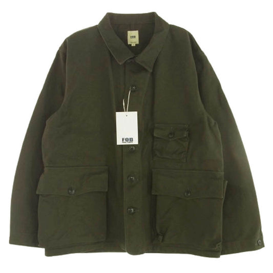 FOB ファクトリー F2448 HUNTING JKT ハンティング ジャケット カーキ系 L【新古品】【未使用】【中古】