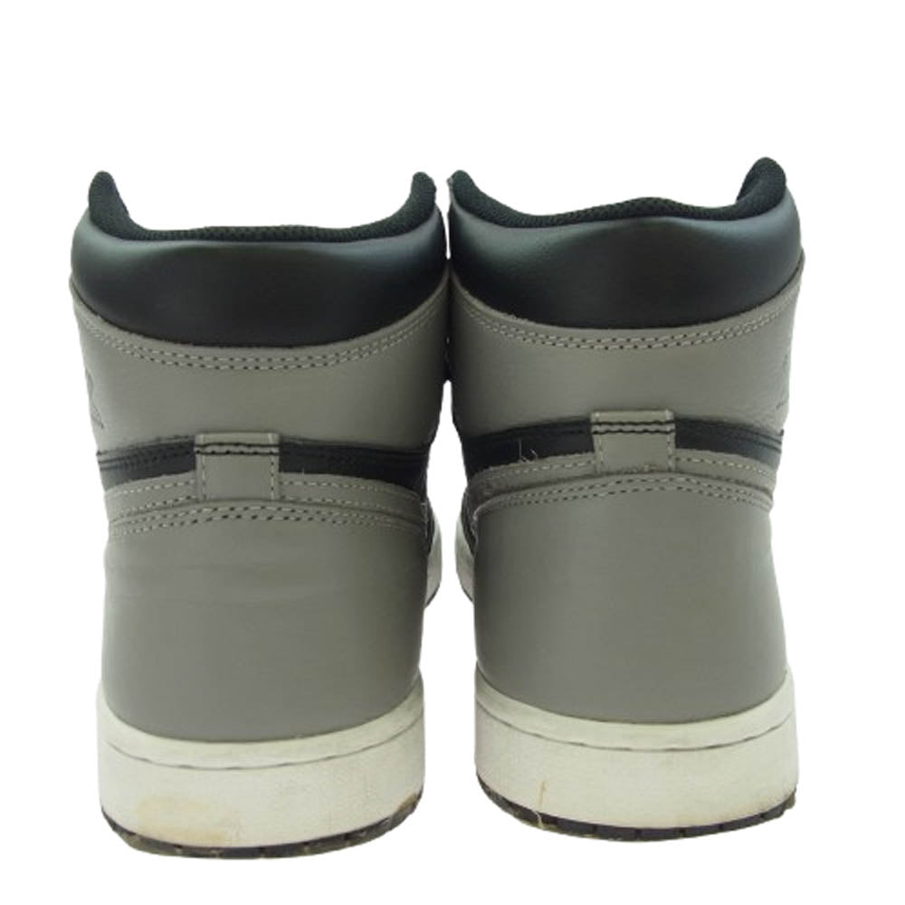NIKE ナイキ 555088-013 Air Jordan 1 Retro High OG Shadow (2018) エアジョーダン1 レトロ ハイ OG シャドウ (2018) スニーカー ブラック系 グレー系 28.5ｃｍ【中古】