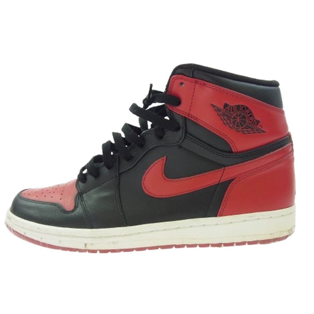 NIKE ナイキ 332550-061 AIR JORDAN 1 RETRO HIGH エアジョーダン 1 レトロ ハイ ディフェンディング モーメント パック シカゴ ブルズ スニーカー レッド系 28.5cm【中古】