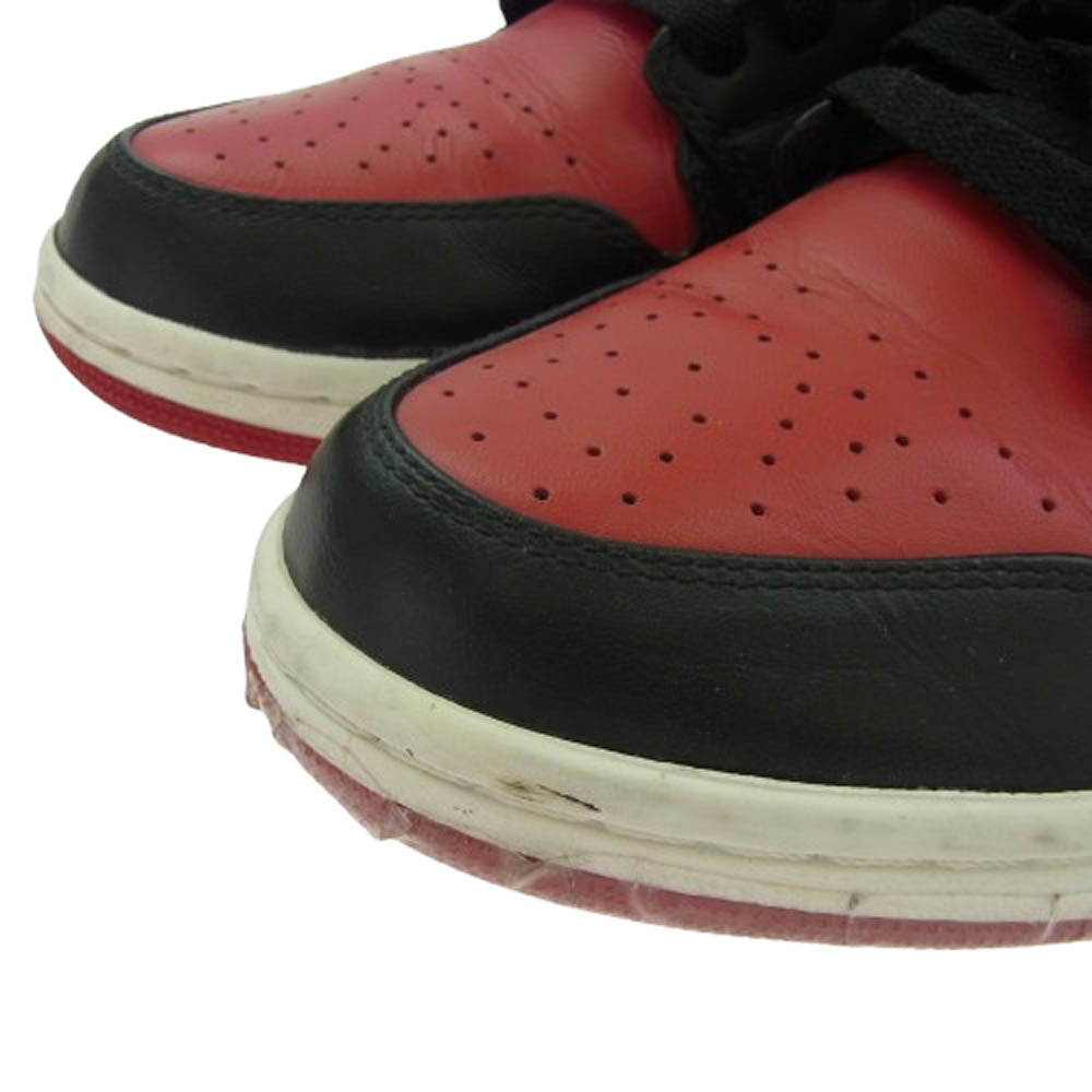 NIKE ナイキ 332550-061 AIR JORDAN 1 RETRO HIGH エアジョーダン 1 レトロ ハイ ディフェンディング モーメント パック シカゴ ブルズ スニーカー レッド系 28.5cm【中古】