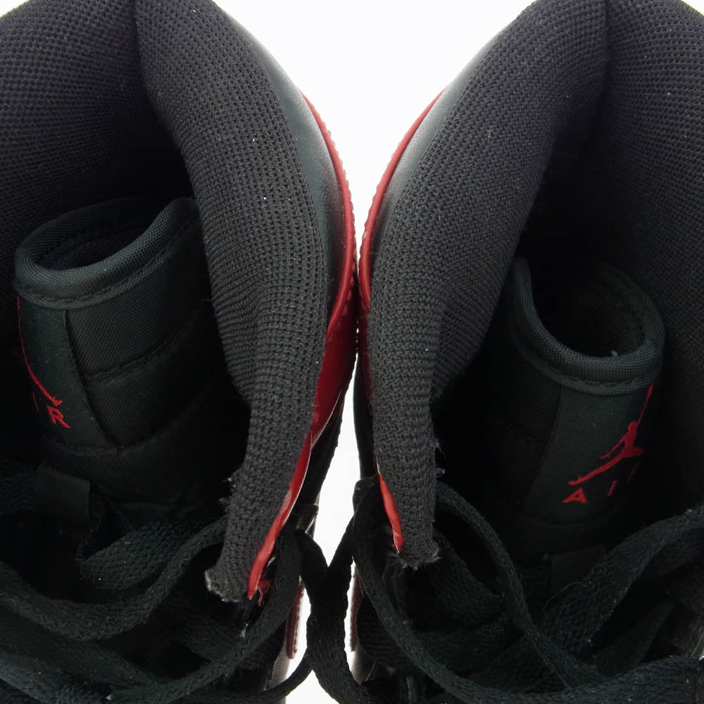 NIKE ナイキ 332550-061 AIR JORDAN 1 RETRO HIGH エアジョーダン 1 レトロ ハイ ディフェンディング モーメント パック シカゴ ブルズ スニーカー レッド系 28.5cm【中古】