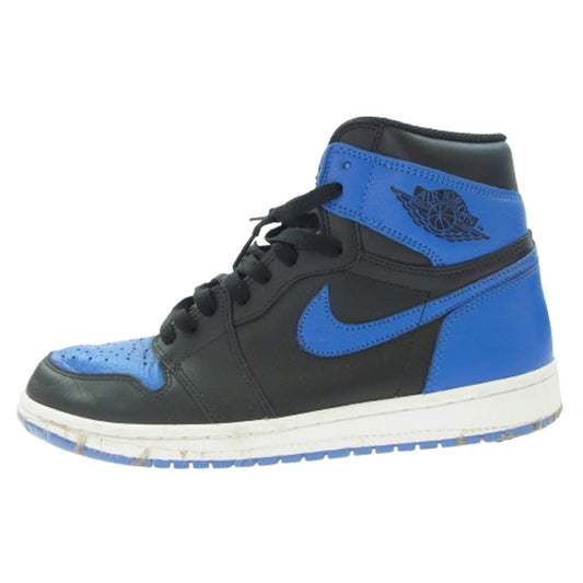 NIKE ナイキ 555088-007 Air Jordan 1 Retro High OG Royal (2017) エアジョーダン 1 レトロ ハイ OG ロイヤル (2017) スニーカー ブルー系 ブラック系 28.5cm【中古】
