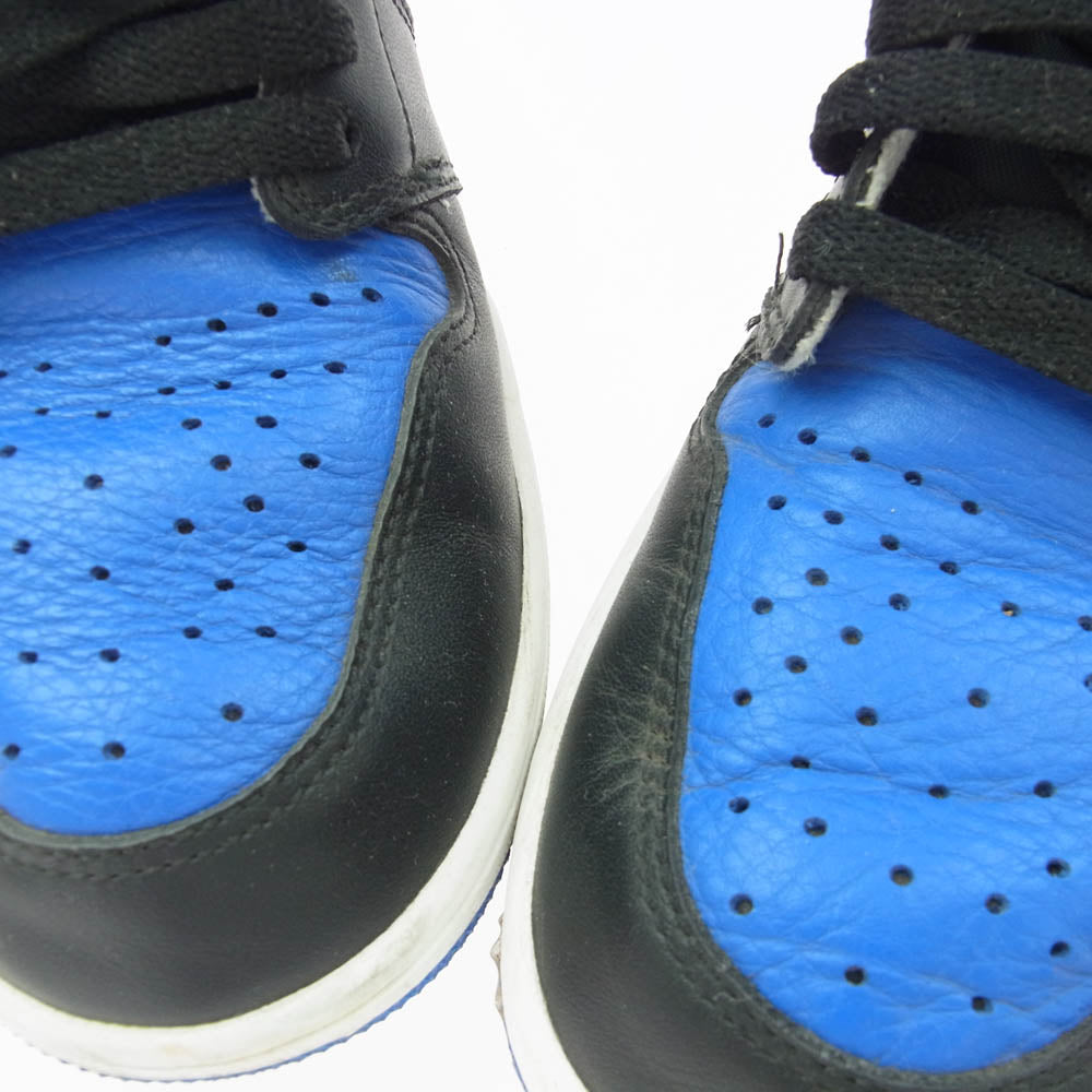 NIKE ナイキ 555088-007 Air Jordan 1 Retro High OG Royal (2017) エアジョーダン 1 レトロ ハイ OG ロイヤル (2017) スニーカー ブルー系 ブラック系 28.5cm【中古】