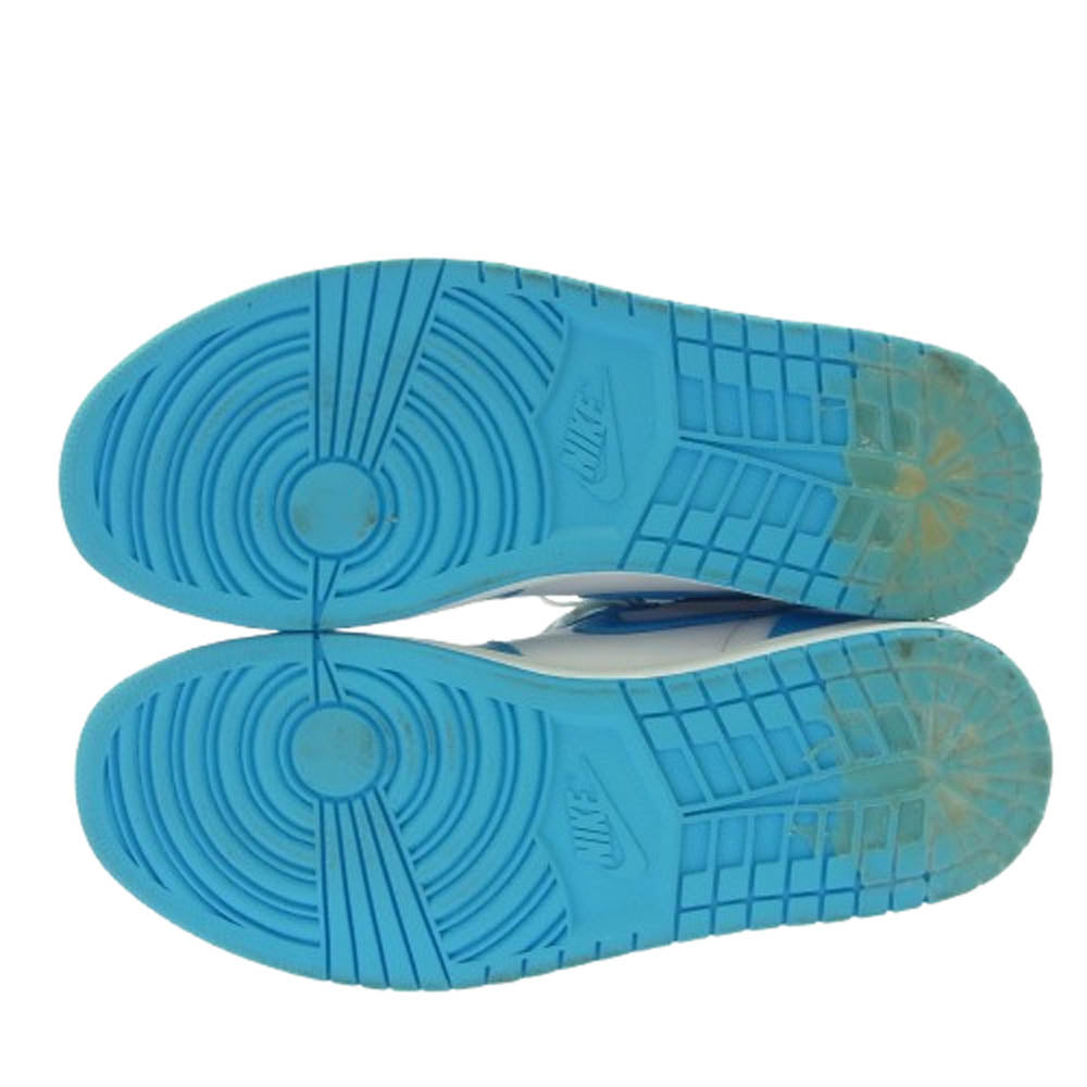 NIKE ナイキ 555088-117 AIR JORDAN ナイキ ジョーダン 1 Retro High UNC AJ1 レトロ ハイ スニーカー ライトブルー系 28.5cm【中古】