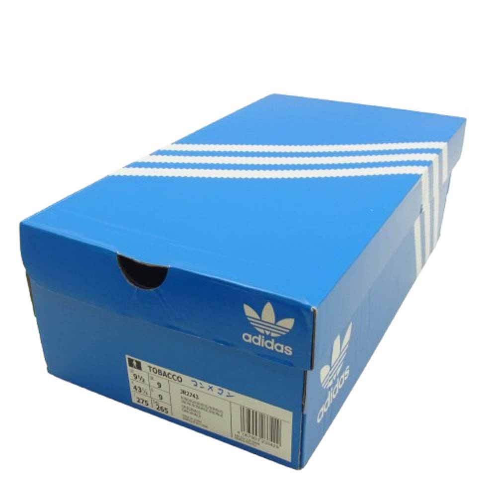 adidas アディダス JR2743 originals オリジナルス Tobacco タバコ スニーカー ネイビー系 27.5cm【極上美品】【中古】