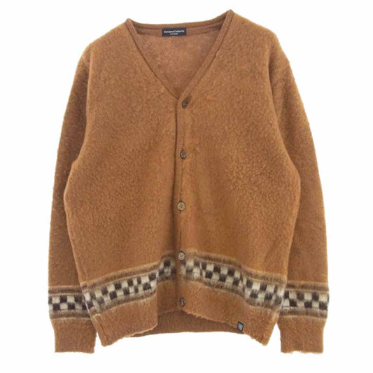 STANDARD CALIFORNIA スタンダードカリフォルニア SD Checker Cardigan チェッカー カーディガン ブラウン系 L【極上美品】【中古】