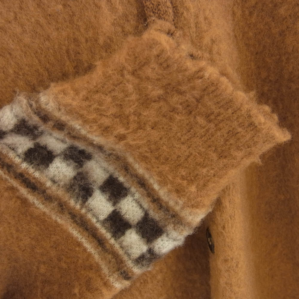 STANDARD CALIFORNIA スタンダードカリフォルニア SD Checker Cardigan チェッカー カーディガン ブラウン系 L【極上美品】【中古】