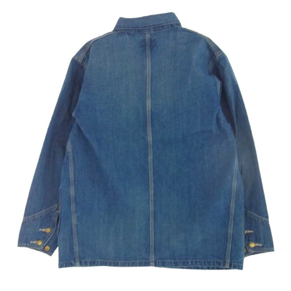 STANDARD CALIFORNIA スタンダードカリフォルニア OUCLA350 × Lee リー SD Coverall Jacket Vintage Wash  ヴィンテージ ウォッシュ デニム ジャケット カバーオール インディゴブルー系 L【極上美品】【中古】