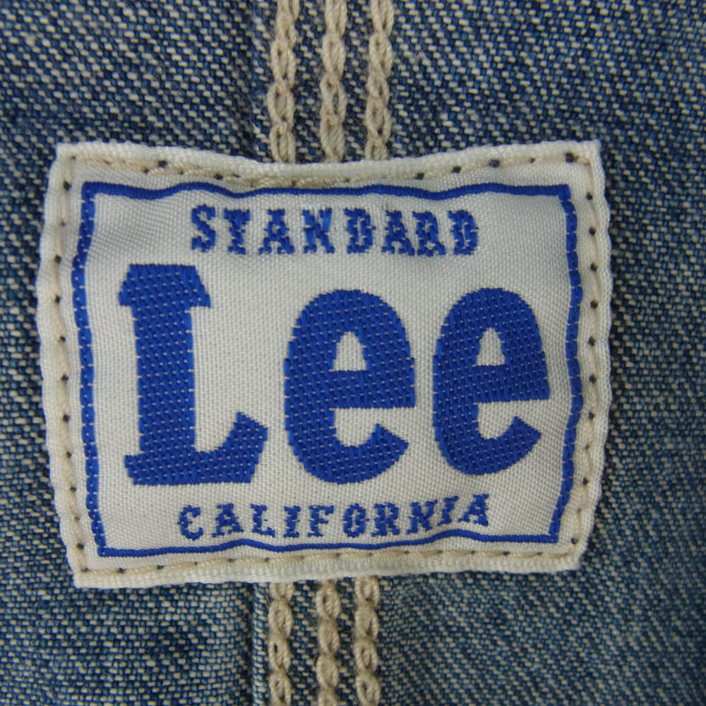STANDARD CALIFORNIA スタンダードカリフォルニア OUCLA350 × Lee リー SD Coverall Jacket Vintage Wash  ヴィンテージ ウォッシュ デニム ジャケット カバーオール インディゴブルー系 L【極上美品】【中古】
