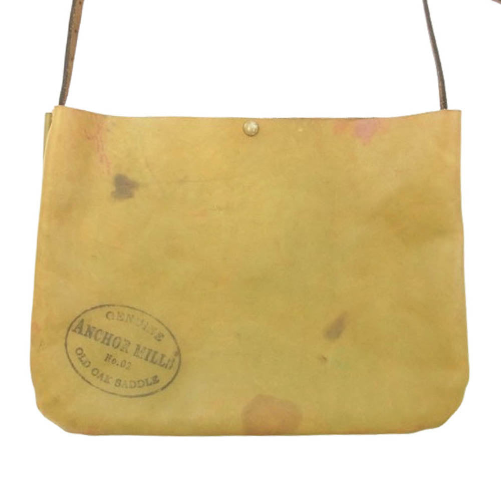 VASCO ヴァスコ PAINT LEATHER SACOSHE ペイント レザー サコッシュ ショルダー バッグ ブラウン系【中古】