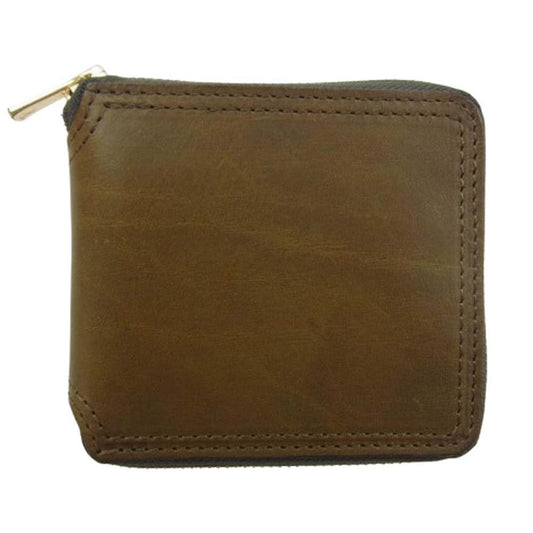 VASCO ヴァスコ VSC-700Z LEATHER VOYAGE ROUND ZIP SHORT WALLET レザー ラウンド ジップ ショート ウォレット 財布 ブラウン系【新古品】【未使用】【中古】