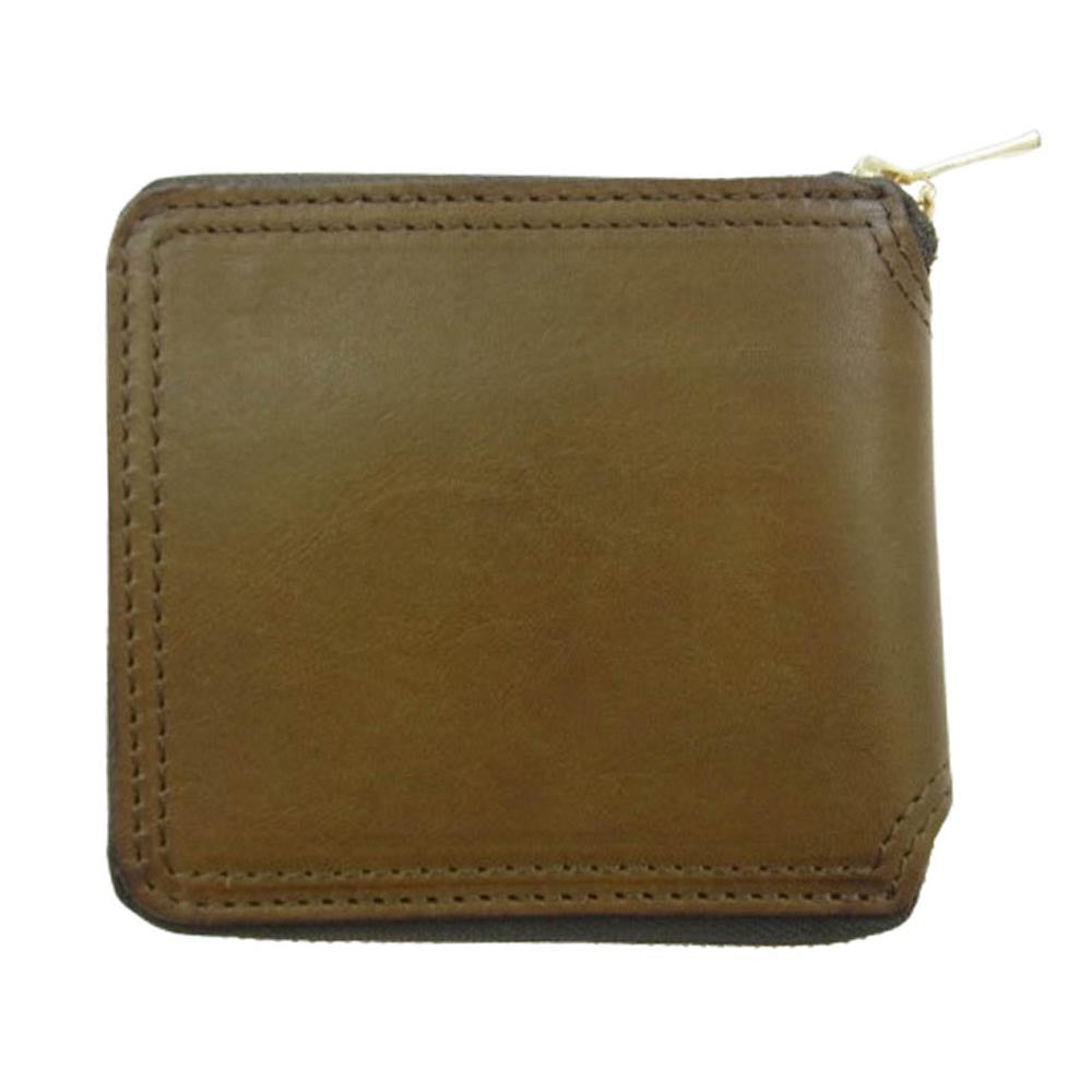 VASCO ヴァスコ VSC-700Z LEATHER VOYAGE ROUND ZIP SHORT WALLET レザー ラウンド ジップ ショート ウォレット 財布 ブラウン系【新古品】【未使用】【中古】