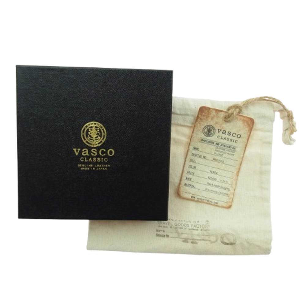 VASCO ヴァスコ VSC-700Z LEATHER VOYAGE ROUND ZIP SHORT WALLET レザー ラウンド ジップ ショート ウォレット 財布 ブラウン系【新古品】【未使用】【中古】