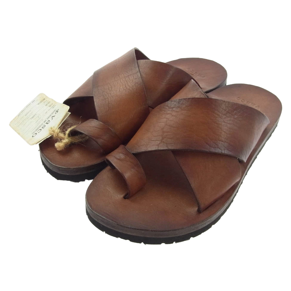 VASCO ヴァスコ VS-102 LEATHER NELSON SANDAL レザー ネルソン サンダル キャメル系 S【極上美品】【中古】
