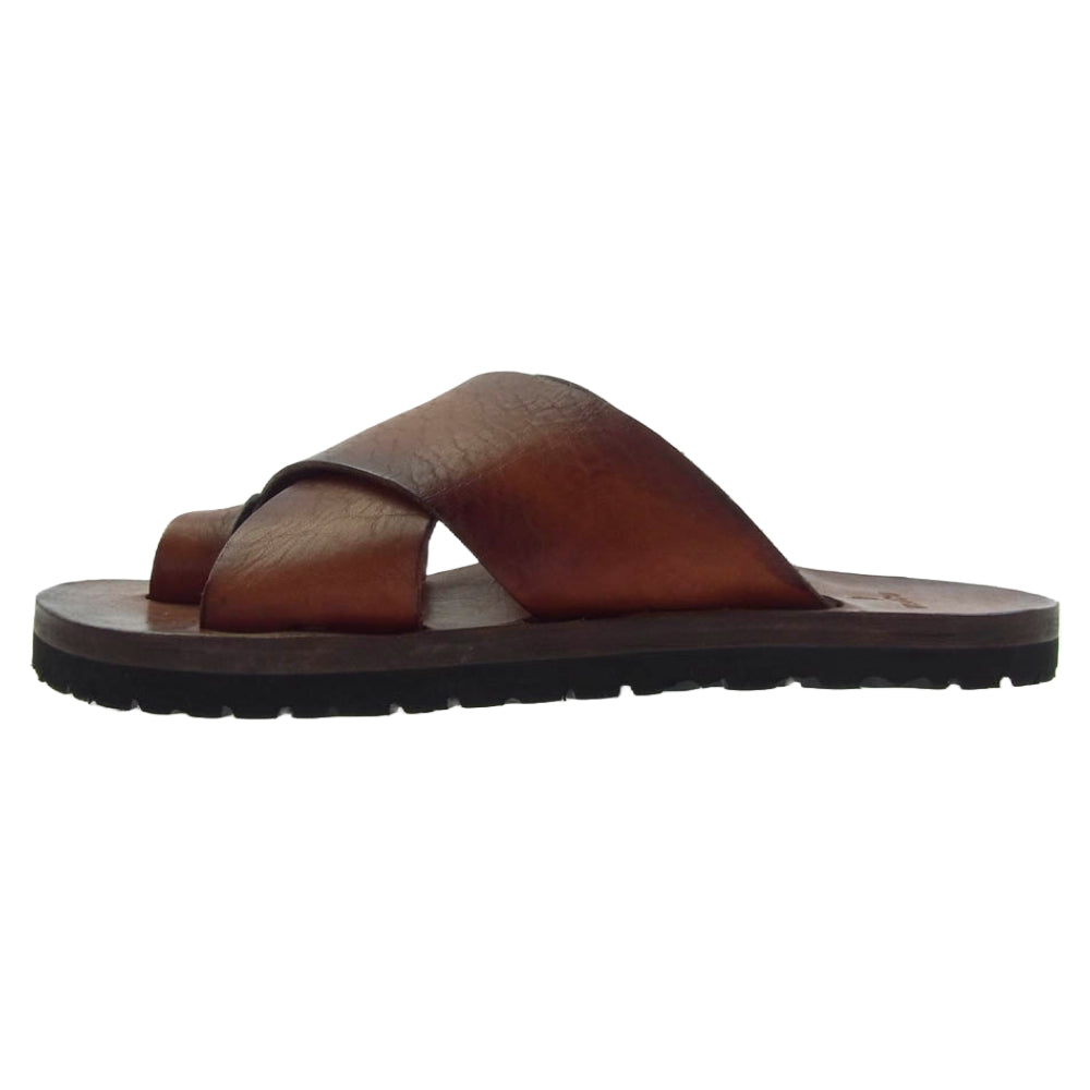 VASCO ヴァスコ VS-102 LEATHER NELSON SANDAL レザー ネルソン サンダル キャメル系 S【極上美品】【中古】