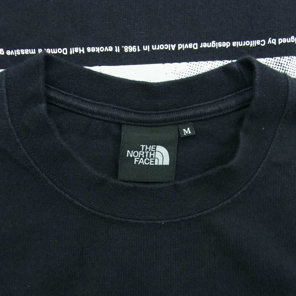 THE NORTH FACE ノースフェイス NT32042 Graphic Tee グラフィック バック プリント 長袖 Tシャツ ブラック系 M【中古】