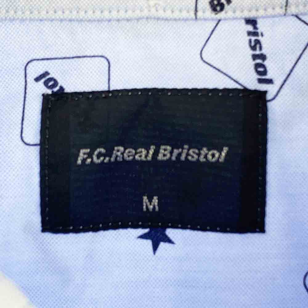 F.C.R.B. エフシーアールビー 13SS FCRB-130008 EMBLEM PRINT SHIRT エンブレム スター プリント 長袖 シャツ ライトブルー系 M【中古】