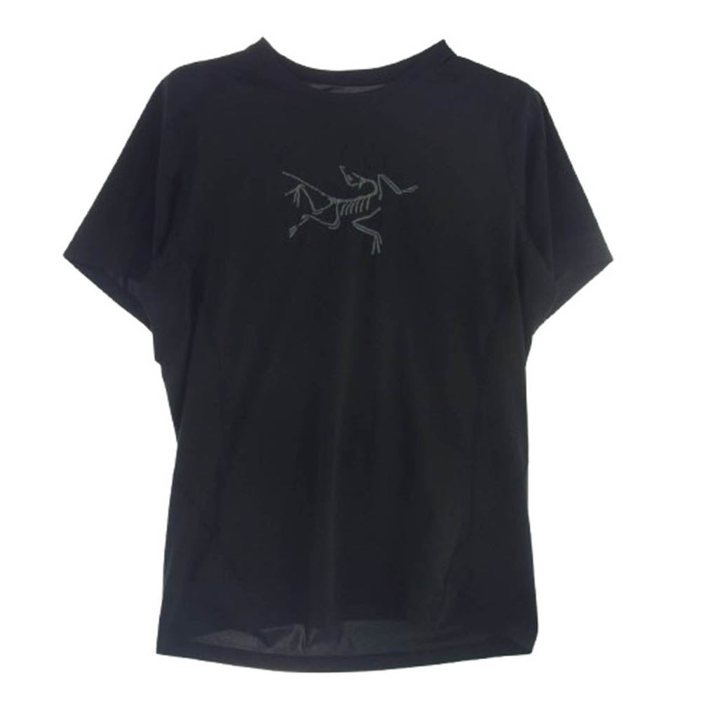 ARC'TERYX アークテリクス 18920 Phasic Evolution Crew SS フェイジック エボリューション クルーネック ロゴ Tシャツ ブラック系 M【中古】