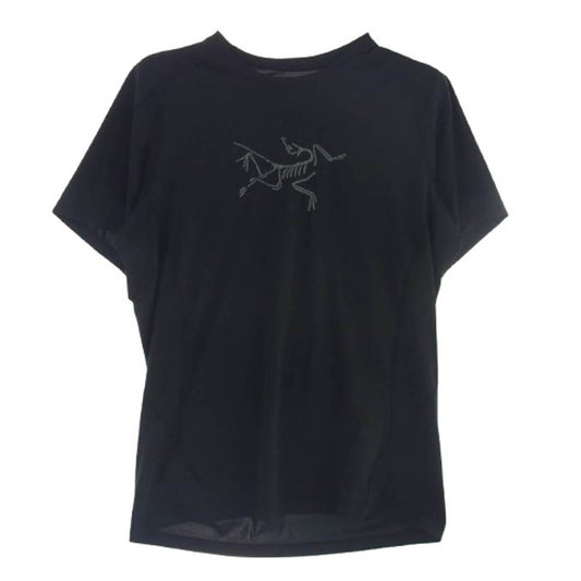 ARC'TERYX アークテリクス 18920 Phasic Evolution Crew SS フェイジック エボリューション クルーネック ロゴ Tシャツ ブラック系 M【中古】