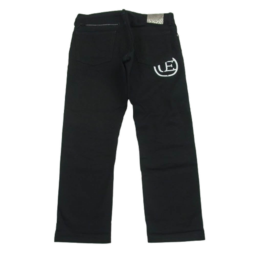 uniform experiment ユニフォームエクスペリメント UE-160067 スター プリント デニム パンツ ブラック系 32【中古】