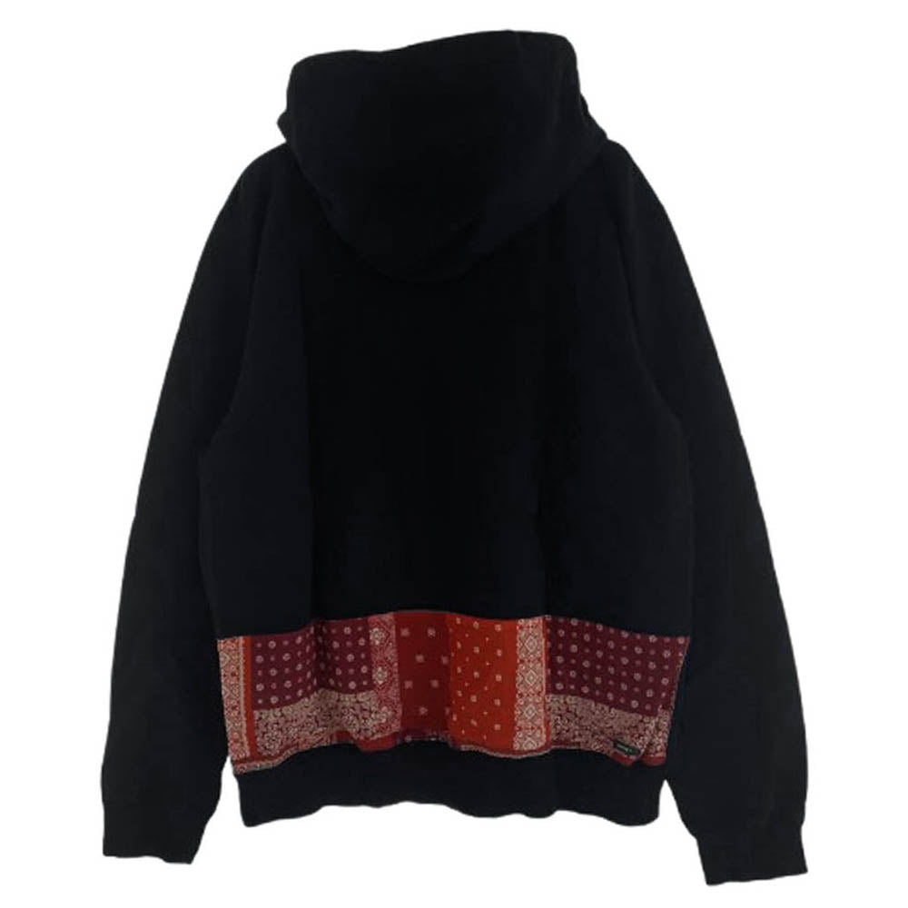 SOPHNET. ソフネット 20AW SOPH 202064 バンダナ 切替 プルオーバー パーカー ブラック系 L【中古】