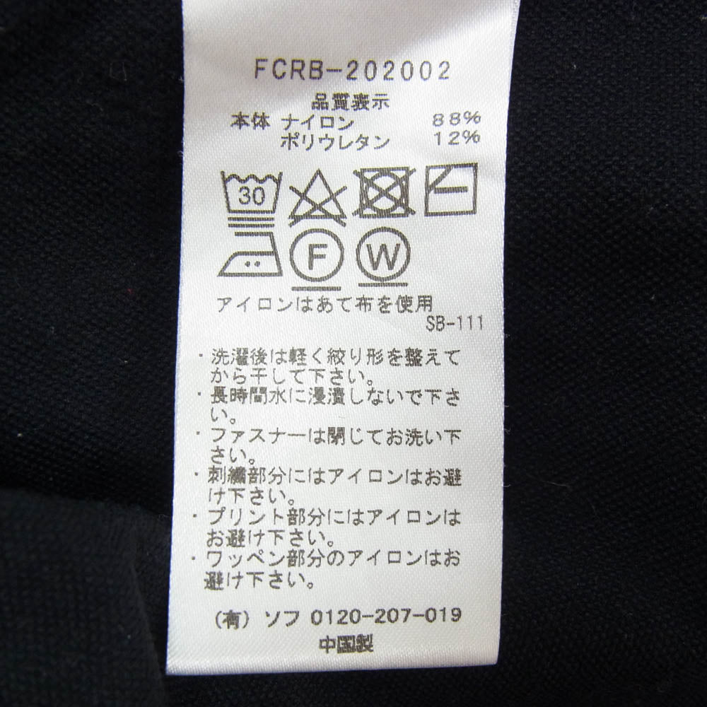 F.C.R.B. エフシーアールビー 20AW FCRB-202002 WARM UP PANTS ウォームアップ パンツ ブラック系 S【中古】