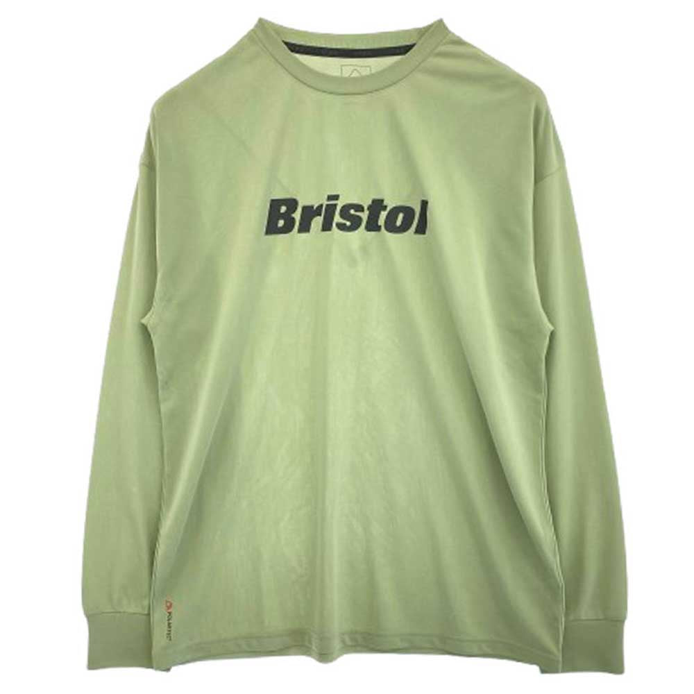 F.C.R.B. エフシーアールビー 24SS FCRB-240051 POLARTEC POWER DRY L/S TRAINING TOP ポーラテック パワードライ トレーニング 長袖 Tシャツ ライトグリーン系 L【中古】