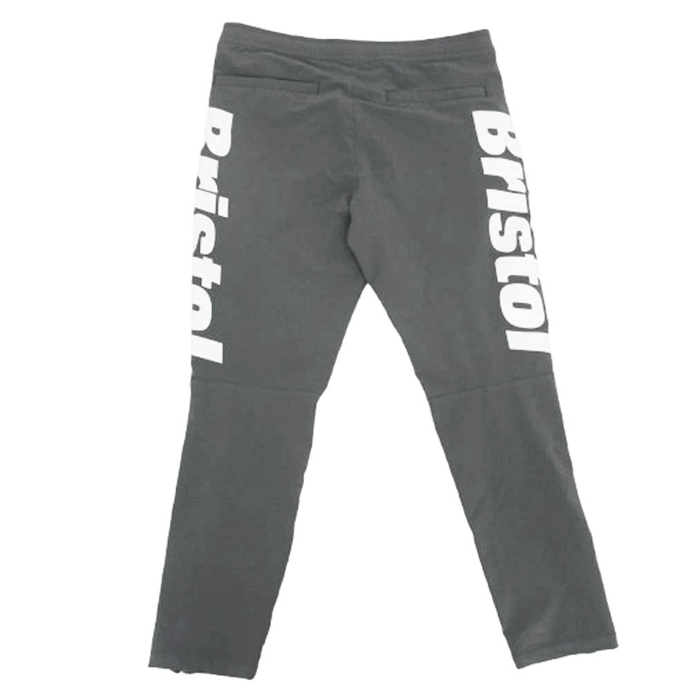 F.C.R.B. エフシーアールビー 19SS FCRB-190007 パッチ プリント ロゴ ナイロン ロング パンツ グレー系 M【中古】