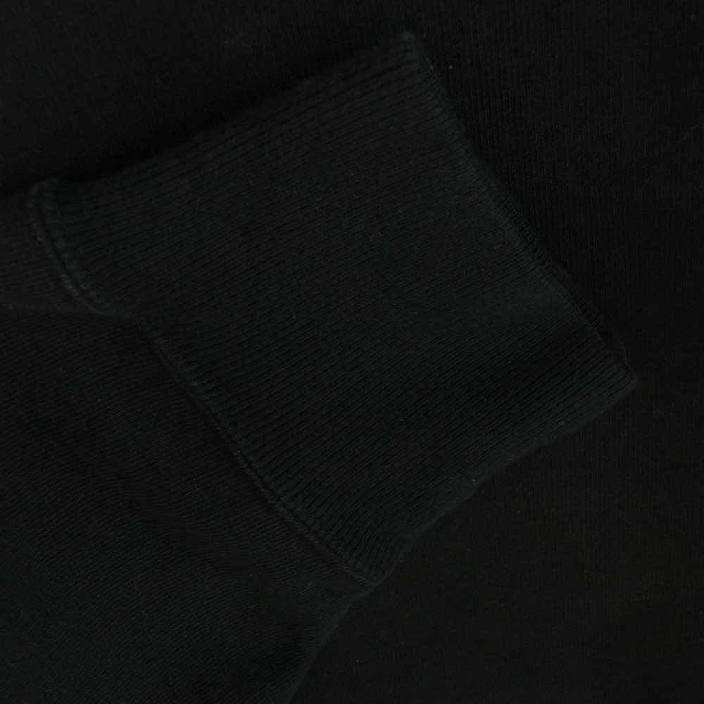 WTAPS ダブルタップス 23AW 232ATDT-CSM19 OBJ 01 SWEATER COTTON.BEAK バックプリント パッチ クルーネック スウェット ブラック系 3【中古】